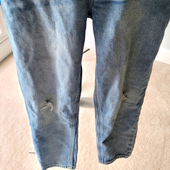 H&M Girls Bib Overall Jeans Size 7 - Picture 9 of 13